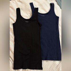 NWOT Time and Tru - Women’s Tank Top Bundle - Black & Navy (2-Pack) - XS